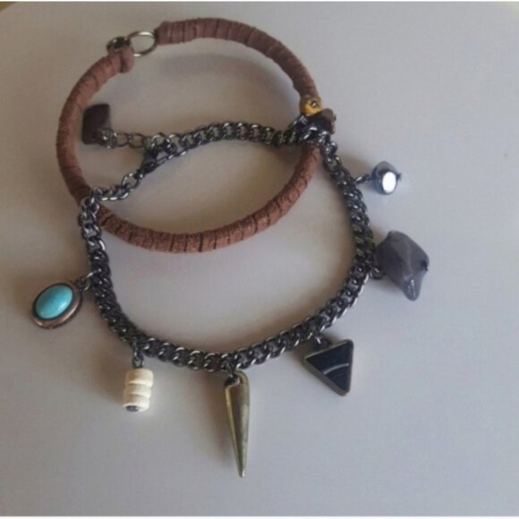 Earrings, Bracelets, Necklace, Headbands, Mood Ring, Estee Lauder Makeup Bag - Picture 9 of 16